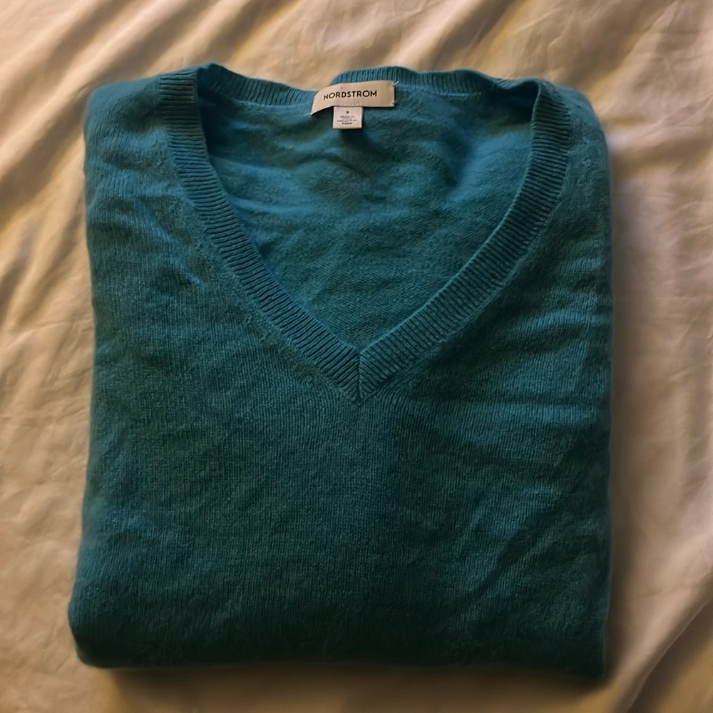 Nordstrom Cashmere V-Neck Sweater